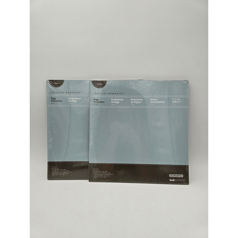 Creative Memories 12x12 Page Protectors 2008 2 Packs 32 Sheets Total Photo Safe